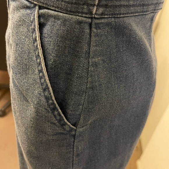 𝅺express jean button up sleeveless dress size XS - Picture 7 of 8